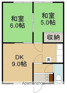 中央マンション1号棟(チュウオウマンションイチゴウトウ)【2階】の間取り